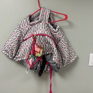 Boppy Shopping Cart and Highchair Cover Gray Pink Geometric Owl Toys